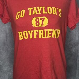 Red Graphic Womens  T-Shirt